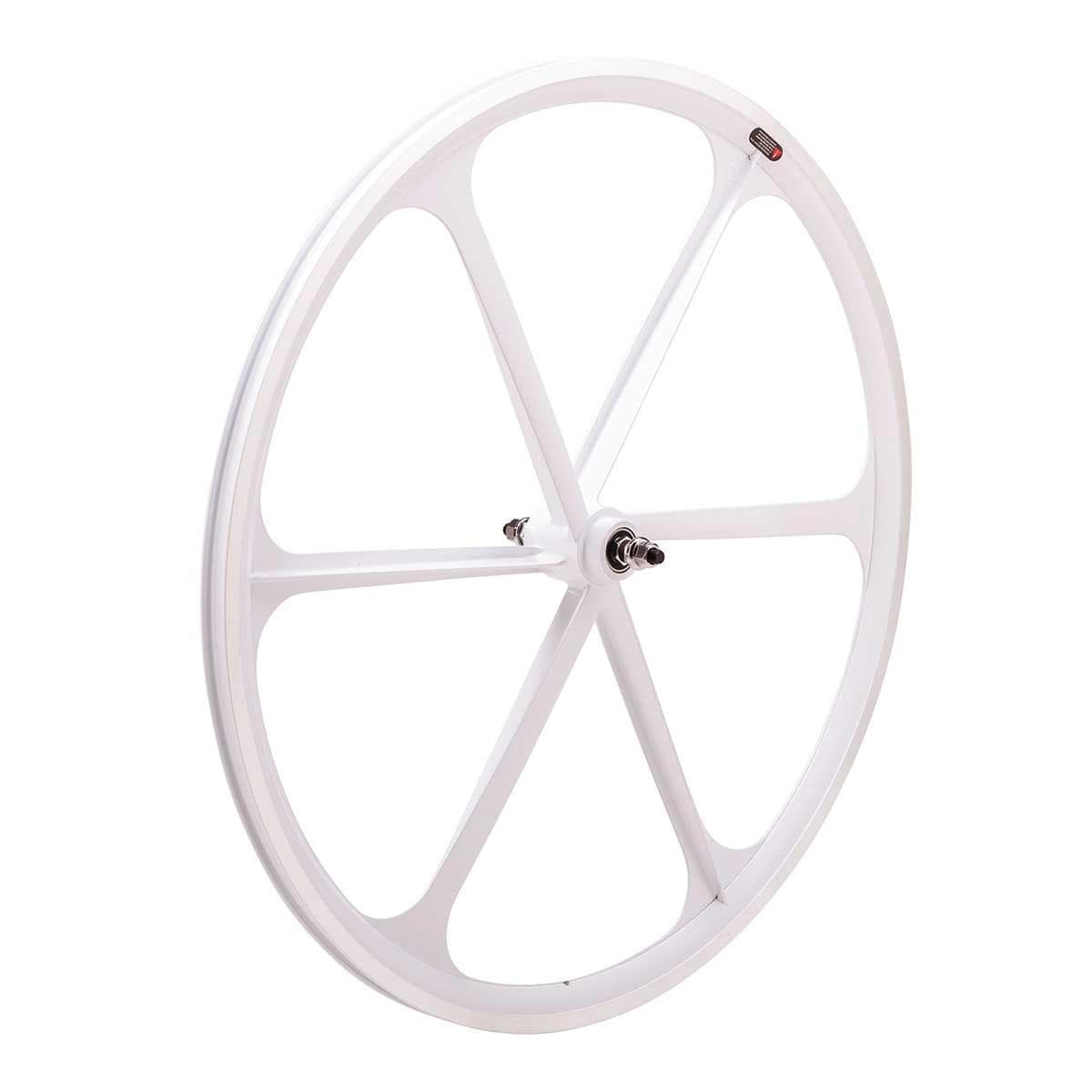 Ruote Fixed a 6 razze Bianche