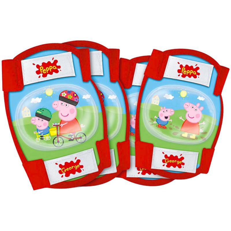 Kit protezione gomitiere e ginocchiere Peppa Pig