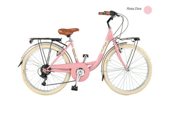 BICI VIA VENETO VV 524L RD GIULY 24" 6 V. TEL.TIG LADY