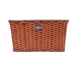 Cesto BRN in ecopelle anteriore/posteriore con misure pari a 425 x 310 x 220 mm.