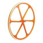 Ruote Fixed a 6 razze Arancio Fluo