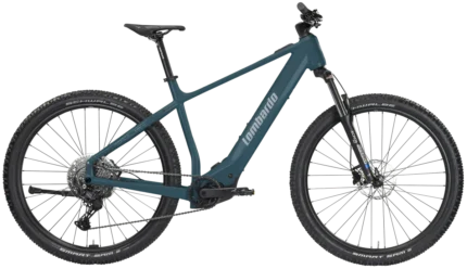 Bicicletta Brenta blu, progettata per prestazioni elevate e comfort, ideale per lunghe escursioni e avventure su strada.