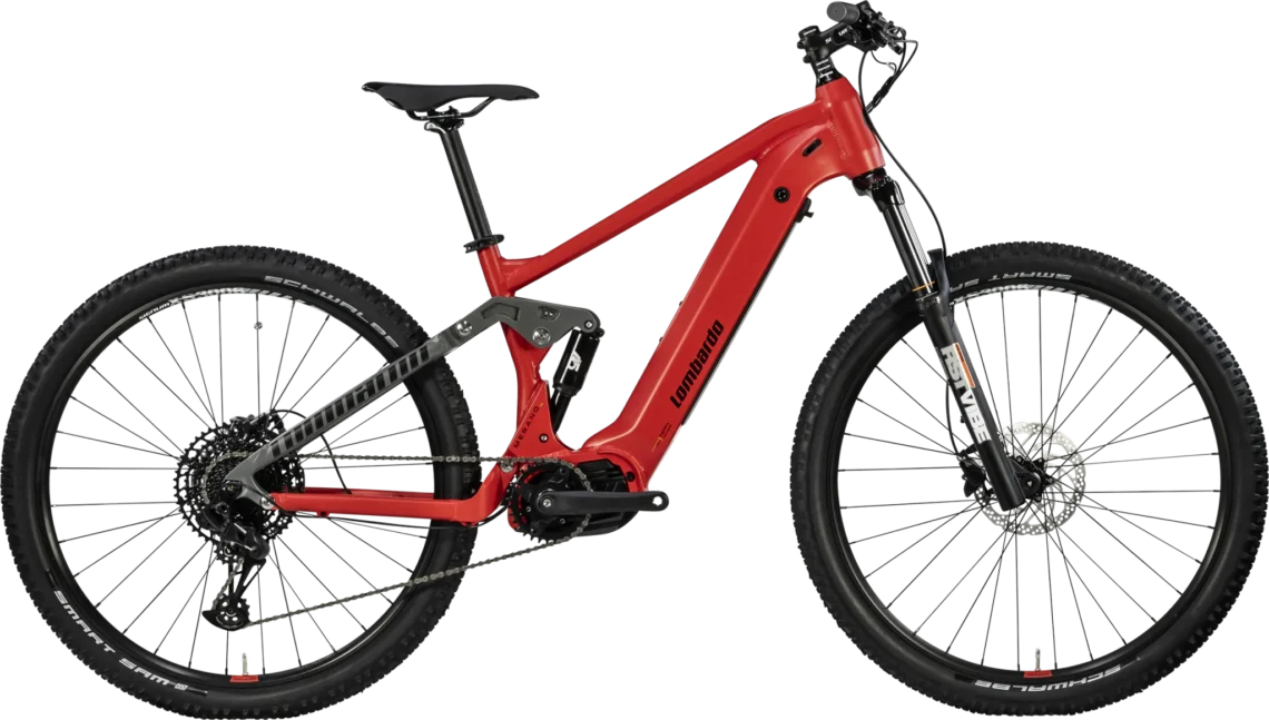 Bicicletta Merano rossa, caratterizzata da un design accattivante e componenti di alta qualità per prestazioni ottimali.