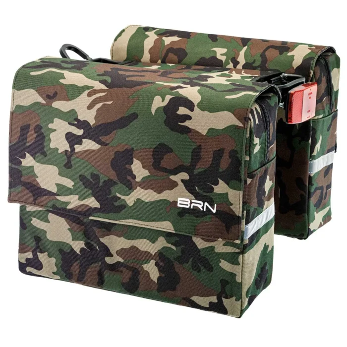 Borse BRN modello Trendy a bisaccia in cordura con capacità di 22 L e dimensioni 35 x 12 x 27 cm.