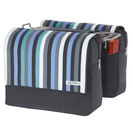 Borse BRN modello Trendy a bisaccia in cordura con capacità di 22 L e dimensioni 35 x 12 x 27 cm.