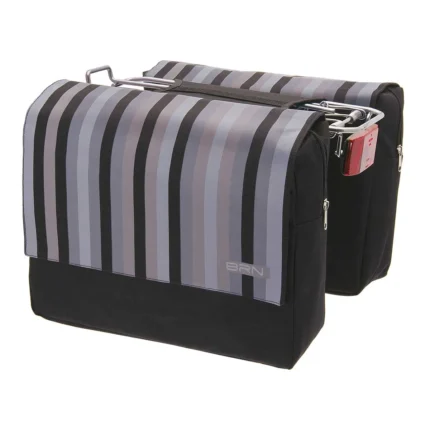 Borse BRN modello Trendy a bisaccia in cordura con capacità di 22 L e dimensioni 35 x 12 x 27 cm.