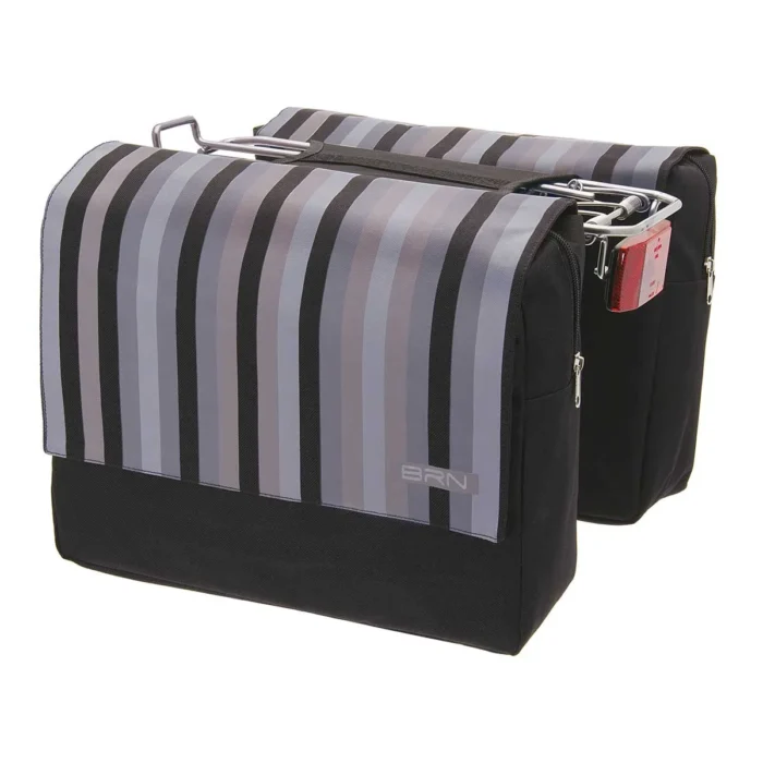 Borse BRN modello Trendy a bisaccia in cordura con capacità di 22 L e dimensioni 35 x 12 x 27 cm.