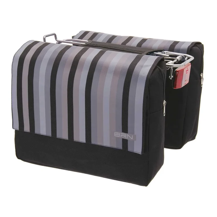 Borse BRN modello Trendy a bisaccia in cordura con capacità di 22 L e dimensioni 35 x 12 x 27 cm.