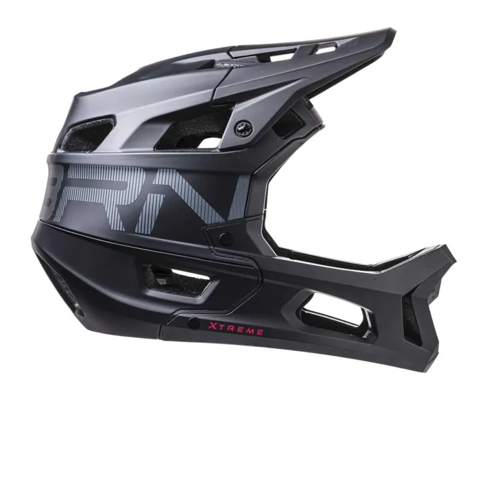 Lato del casco BRN Xtreme, evidenziando il design moderno e le aperture per la ventilazione.