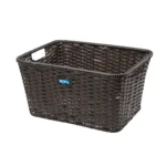 CESTO BRN ECOPELLE NERO anteriore/posteriore con misure pari a 425 x 310 x 220 mm