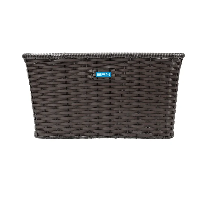 CESTO BRN ECOPELLE NERO frontale