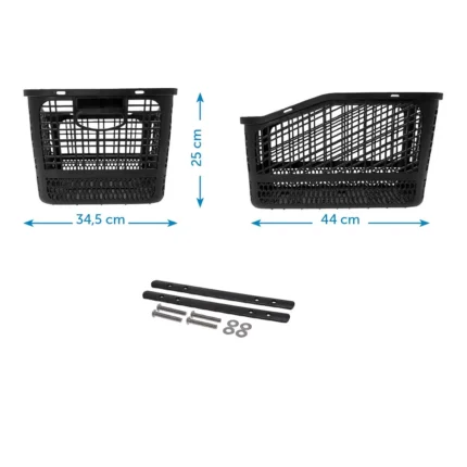 Cesto in plastica BRN Shopper con dimensioni di 44 x 34,5 x 25 cm, perfetto per contenere una varietà di oggett