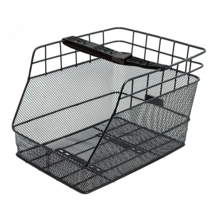 Cesto BRN Cargo posteriore con cintura elastica removibile taglia L. Realizzato in acciaio a maglia fine, vanta numerose funzioni che lo rendono ideale per gli studenti.