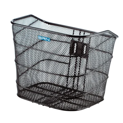 Cesto BRN anteriore in acciaio rinforzato e retina. Le sue dimensioni sono 35 x 28 x 30 cm.