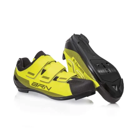 Scarpe BRN 3 Strappi Road sono realizzate con tessuto in maglia di Nylon traspirante con 3 strappi in velcro