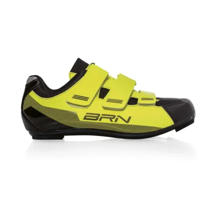 Scarpe BRN 3 Strappi Road sono realizzate con tessuto in maglia di Nylon traspirante con 3 strappi in velcro